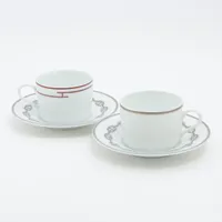 エルメス ヴィドポッシュ 小物入れ 陶器 ホワイト×ブラウン