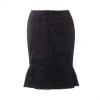 グッチ ウール×ナイロン スカート 40 レディース ホワイト 652128