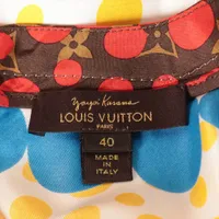 【未着用】ルイ・ヴィトン モノグラム シルクワンピース サイズ40 LOUIS VUITTON - ご成約済✴︎新品タグ付【LOUIS VUITTON】2024