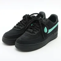 ティファニー×ナイキ AIR FORCE 1 LOW レザー スニーカー 23年 26cm ブルー×ブラック