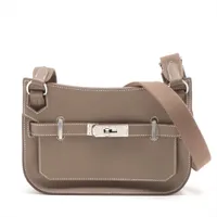 エルメス ジプシエールミニ エバーカラー エトゥープ シルバー金具