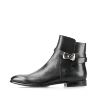 エルメス ネオ レザー ショートブーツ 41 メンズ ブラック ケリー金具