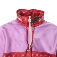 グッチ×アディダス ポリエステル×ナイロン×アセテート ナイロン