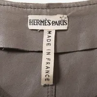 エルメス マルジェラ期 ラムスキン ノースリーブワンピース 38