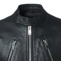 メゾンマルジェラ 15AW カーフ ライダースジャケット 48 メンズ