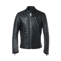 メゾンマルジェラ 15AW カーフ ライダースジャケット 48 メンズ