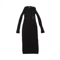 再お値下げします！CHANEL コットンワンピース シャネル P70 ビスコース×コットン ワンピース 34 レディース ネイビー