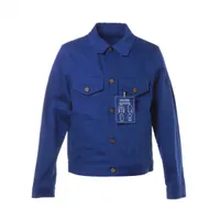ルイ・ヴィトン ステープルズエディション コットン×ポリウレタン デニムジャケット 22AW 48 ネイビー