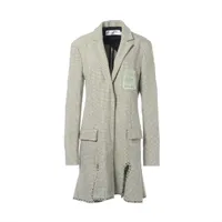 バーバリーブルーレーベル ウール×アンゴラ コート 38