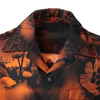 【美品】PRADA Re - Nylonトライアングルロゴシャツ プラダ トライアングルロゴ 22年 ナイロン シャツ S メンズ