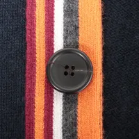 エルメス カシミヤ カーディガン L メンズ ネイビー