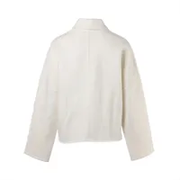 美品　エルメス　カシミヤ　ジャケット　36 エルメス カシミヤ テーラードジャケット 36 レディース グレー