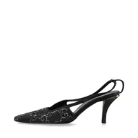 美品　GUCCI ストラップ　パンプス　ヒール⭐︎36.5 グッチ ファブリック ストラップパンプス 36.5 レディース