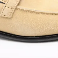 HERMES エルメス ケリー ローファー スエード ベージュ イエロー エルメス スエード ローファー 36 1/2 レディース イエロー