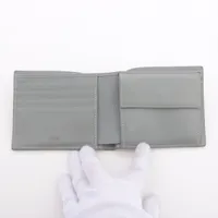 ディオール CD1947 レザー 財布 グレー A2524558｜中古ブランド品