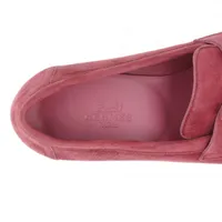 エルメス パリ スエード ローファー 35 レディース ピンク 221065Z