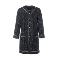 ✨超レア✨CHANEL シャネル ステンカラーコート シルク100 ココマーク シャネル(CHANEL)シャネル ココマーク スクエアボタン その他コート