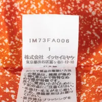 イッセイミヤケ ウール×カシミヤ コート 1 レディース オレンジ
