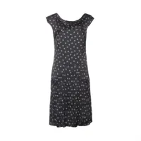 シャネル ココマーク P44 シルク ワンピース 36 レディース ブラック