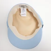 エルメス キャスケット 57 コットン ブルー スレ ほつれ シャンブレー