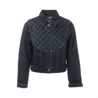 シャネル ココボタン 23A コットン デニムジャケット 36 レディース