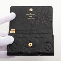 【鑑定済み】ヴィトン アンプラント ミュルティクレ 6連キーケース ノワール LOUIS VUITTON ルイヴィトン キーケース モノグラム アン