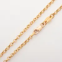 クロムハーツ ロールチェーン16インチ ネックレス 22k 7.4g A2676618