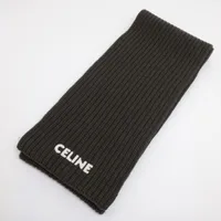 セリーヌ ロゴ カチューシャ プラスチック ホワイト A2470944｜中古