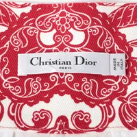Christian Dior Cotton Short pants I40 Ladies' Red x white