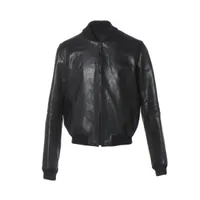 プラダ 23SS ウール×レザー ボンバージャケット 50 メンズ