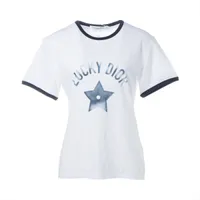 クリスチャンディオール コットン×リネン Tシャツ L レディース