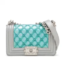美品✨ CHANEL ボーイシャネル ラム 20番台 チェーン ショルダーバッグ シャネル ボーイシャネル20 スモール ラムスキン チェーン