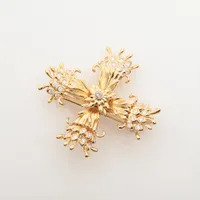 ティファニー　ファイヤーワークス　ブローチ Tiffany & Co. - ティファニー 美品 ターコイズ ファイヤー