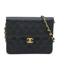 CHANEL 希少 サテン ミニマトラッセ 6連チェーン ラインストーン A2927274.JPG