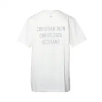 Christian Dior Cotton & linen T-shirt XL Ladies' White