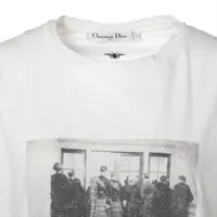 Christian Dior Cotton & linen T-shirt XL Ladies' White