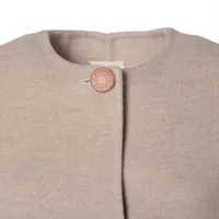 エルメス 23AW カシミヤ ベスト 34 レディース ベージュ 3H0191DB