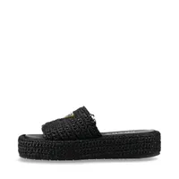 【美品】ダイアナ♡ハート ラメ サンダル ブラック シルバー レザー 本革 M Woman ブラック レザー サンダル XXW11K0FH50GOC39B999 | Tods
