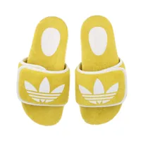 グッチ×アディダス GGスプリーム レザー×ファブリック サンダル 37