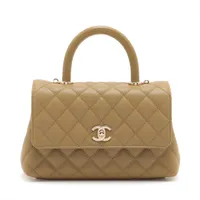 CHANEL キャビア クラシック ラージ ハンドバッグ ゴールド 2WAY inage78_ing2311300033