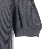プラダ 23AW コットン×シルク ポロシャツ 50 メンズ グレー