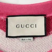 グッチ コットン スウェット S ユニセックス ピンク 489677