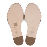 エルメス ファモサ 24SS レザー サンダル 36 レディース ホワイト