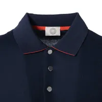 ［美品］HERMES ダークブルーポロシャツ Lサイズ グリーン 半袖ポロシャツ ユニセックス 667－014 ミルスグリーン