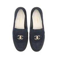 シャネル ココマーク ターンロック 24SS デニム×レザー