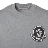 モンクレール Tシャツ MONCLER (モンクレール) フロントロゴ&ワッペン クルーネック