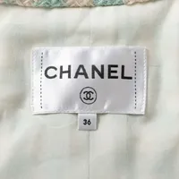 CHANEL ホワイト ボタン付きスカート 38 IMG_8596_19w4VoF.JPG