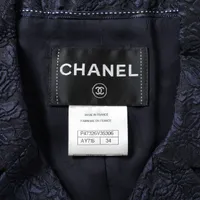 CHANEL シャネル ココボタン シルク ジャケット シャネル ココボタン P47 シルク×ナイロン ジャケット 34 レディース