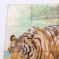 ベンガル虎のストール/スカーフ エルメス カレ90 TIGRE DU BENGALE ベンガルの虎 スカーフ