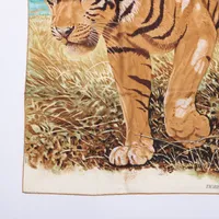 ベンガル虎のストール/スカーフ エルメス カレ90 TIGRE DU BENGALE ベンガルの虎 スカーフ